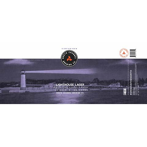North Channel Lighthouse Lager by North Channel Brewing Co., beer label