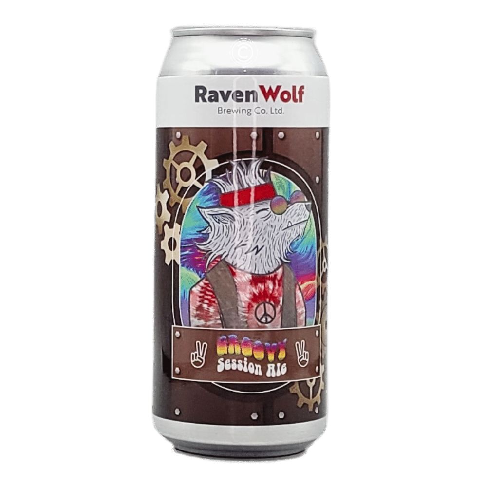Groovy Session Ale Pale Ale by RavenWolf Brewing Co., beer label