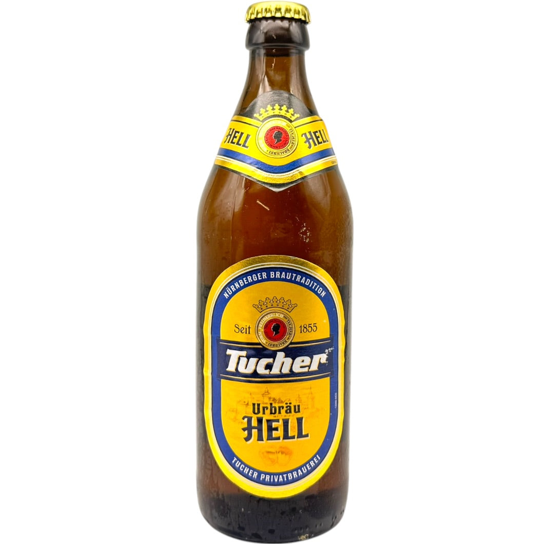 Tucher Bräu Urbräu Nürnberger Hell by Tucher Bräu, beer label