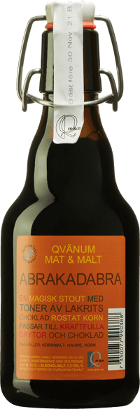 Abrakadabra by Qvänum Mat & Malt, beer label