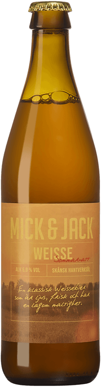 Sommarnatt Weiss by Mick & Jack, beer label