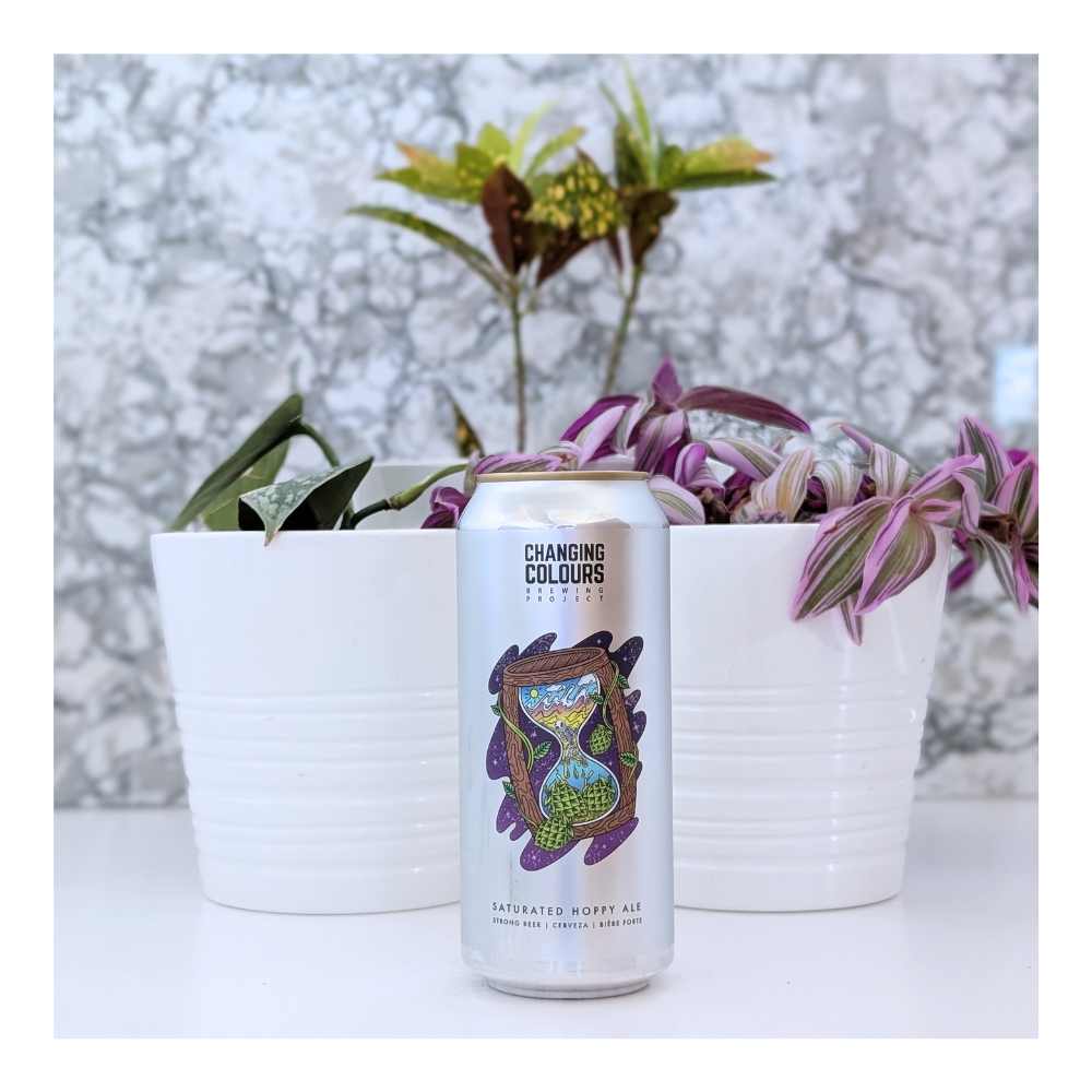 x Temporal Artisan Ales TIME AND SPACE Saturated Hoppy Ale by Changing Colours Brewing Project, beer label