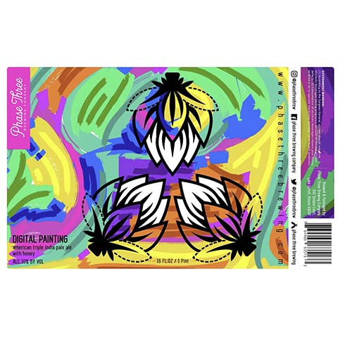 Phase Three Digital Painting TIPA by Phase Three Brewing Company, beer label