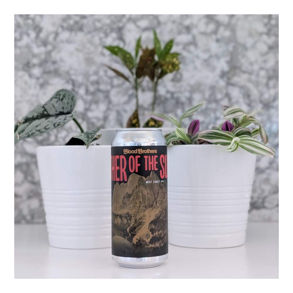 Brothers Brewing Father of the Sun West Coast IPA by Blood Brother Brewing, beer label