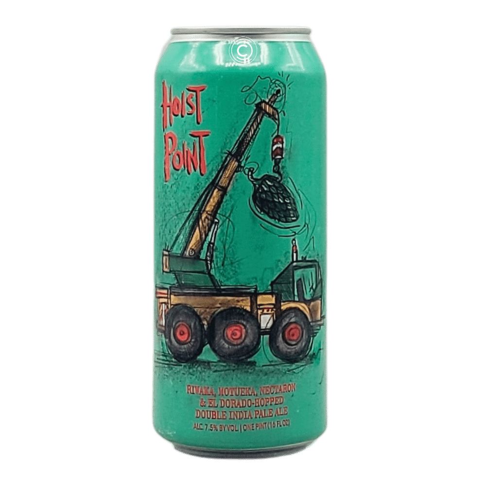 Hoist Point Hazy Double IPA by Hop Butcher, beer label