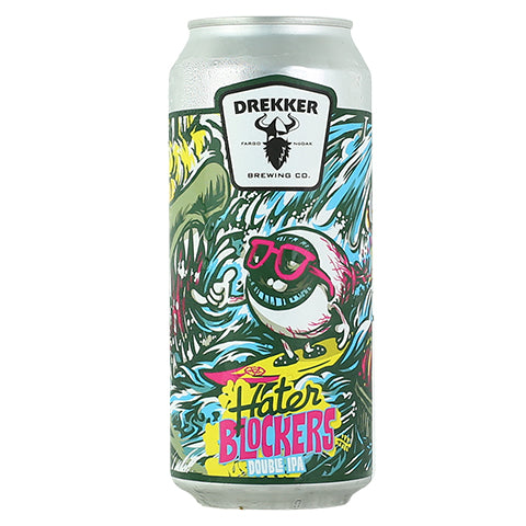 Drekker Hater Blockers DIPA by Drekker Brewing Company, beer label