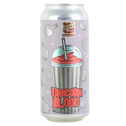 450 North Unicorn Blood Slushy XXL Sour Ale by 450 North Brewing Company, beer label