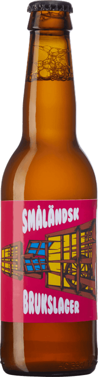 Småländsk Brukslager by Emmaboda Bryggeri, beer label