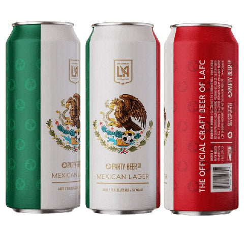 Party Beer LAFC Mexican Lager by Party Beer Co., beer label