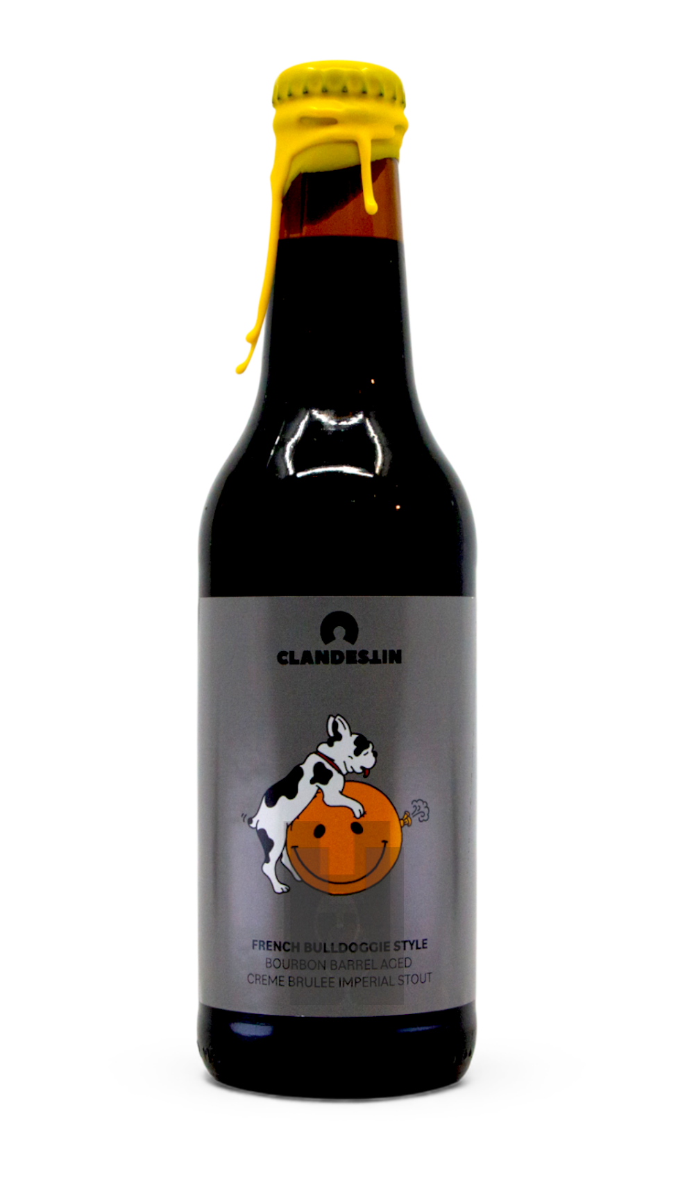 Clandestin FRENCH BULLDOGGIE STYLE by Clandestin Beer, beer label
