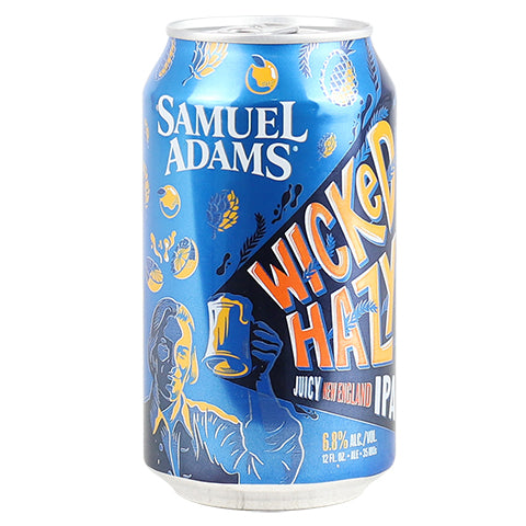 Samuel Adams Wicked Hazy IPA by Samuel Adams, beer label