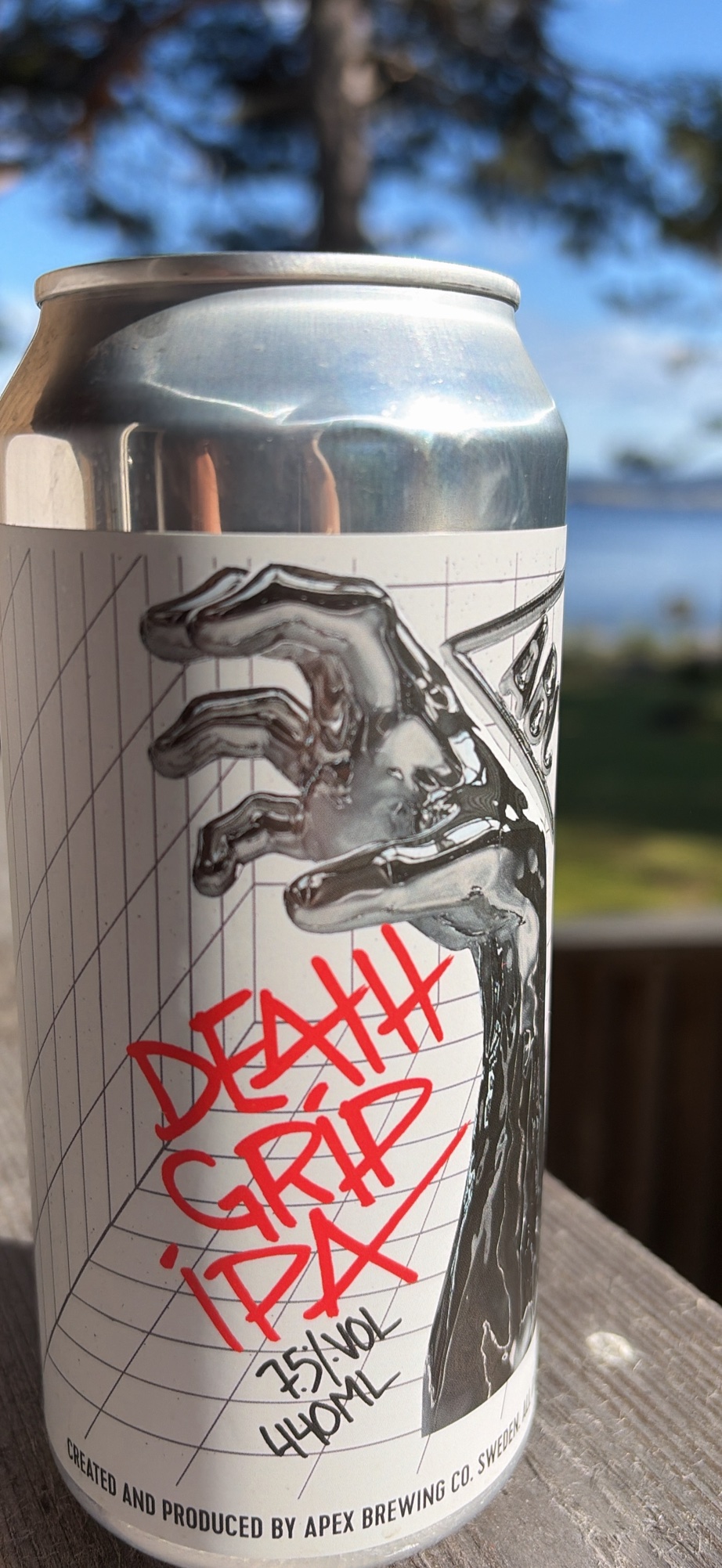 Death Grip IPA by Apex Brewing CO — beer label