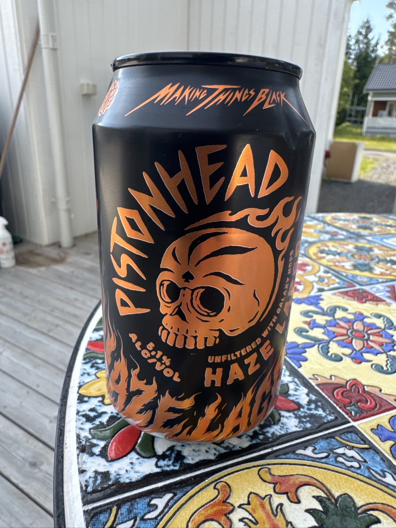 Stonehead Haze Lager by Spendrups Bryggeri AB — beer label