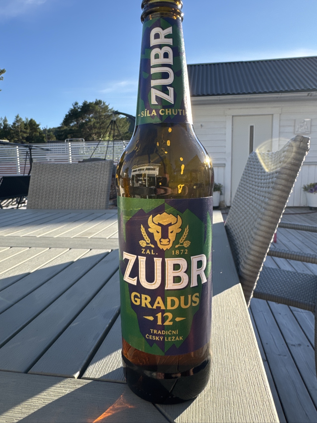 Zubr Gradus 12 by Pivovar Zubr — beer label