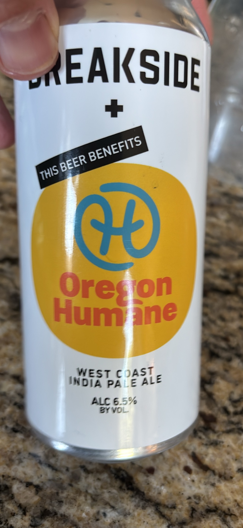 Oregon Humane by Breakside Brewery, beer label