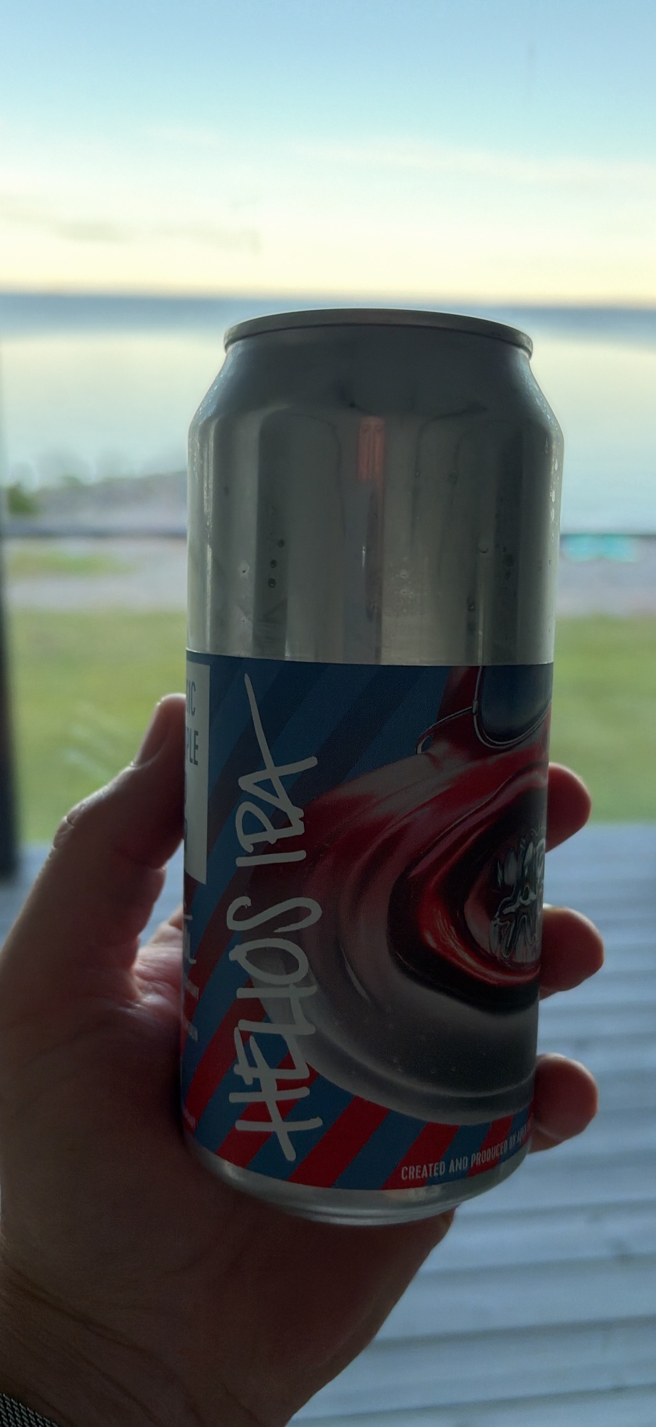 Helios IPA by Apex Brewery, beer label