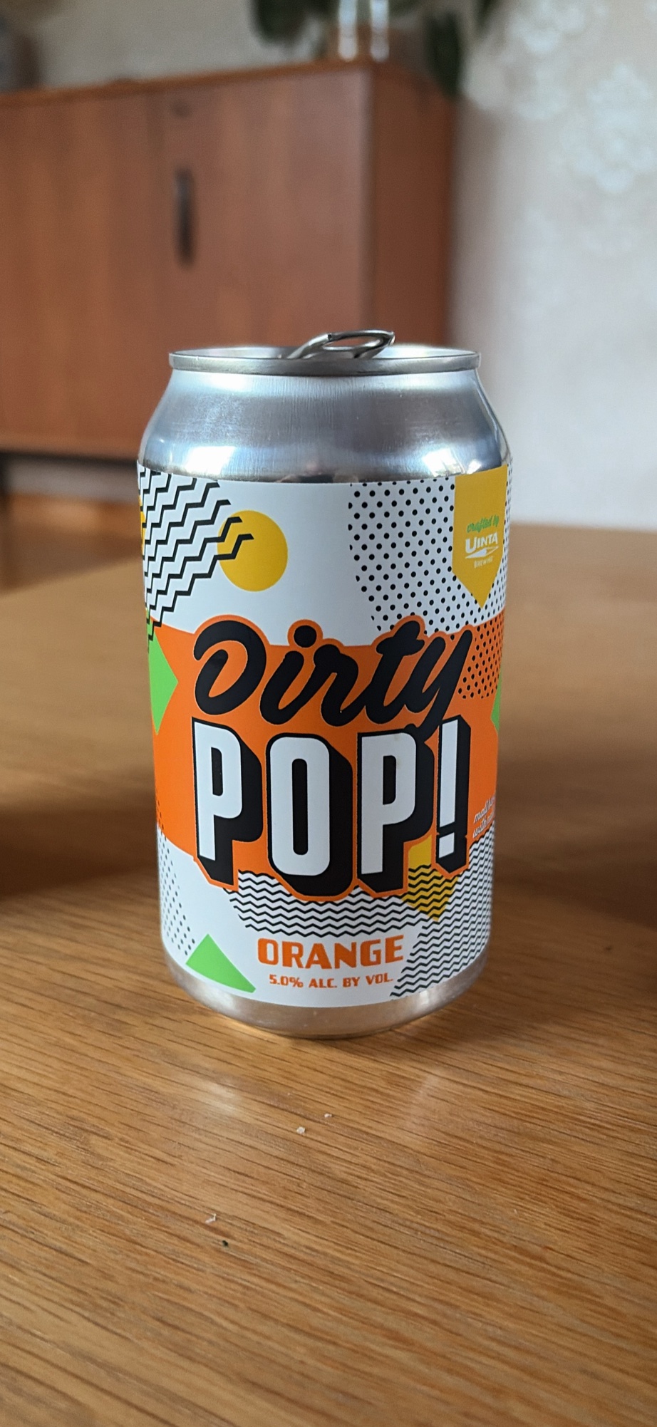 Dirty Pop by Uinta — beer label