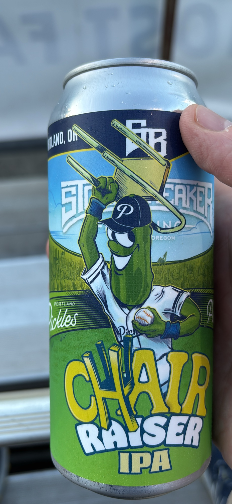 Chair Raiser IPA by StormBreaker Brewing — beer label